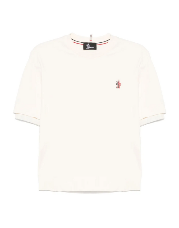 Moncler Grenoble women logo patch cotton t-shirt