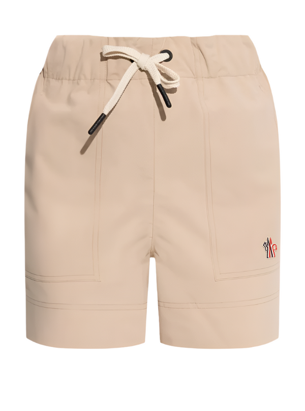 Moncler Grenoble women technical froissé shorts