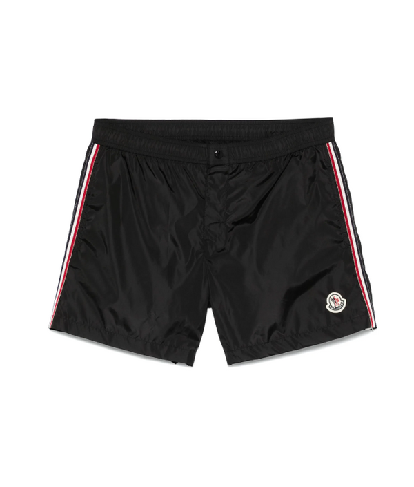 Moncler Tricolour-Trimmed Swim Shorts