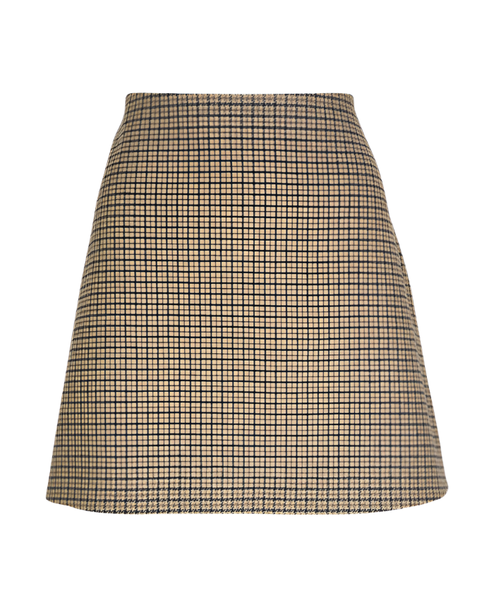 Moncler
check-pattern straight skirt