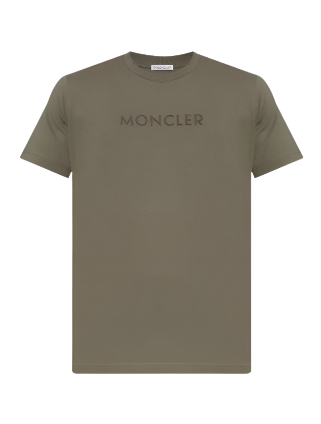 Moncler rubberized logo t-shirt