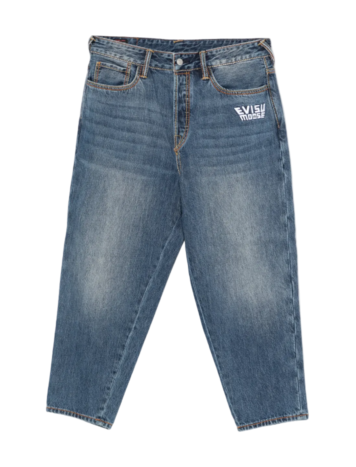 Moose Knuckles x Evisu logo detail jeans