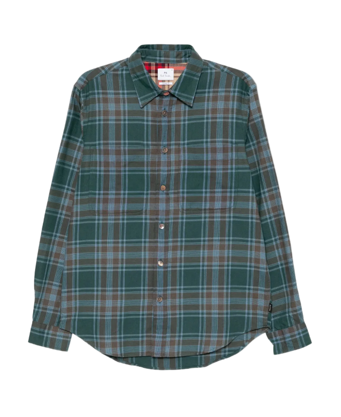 PS Paul Smith Cotton-Flannel Check Shirt
