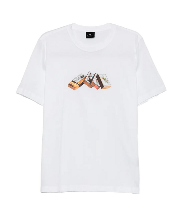 PS Paul Smith Cotton 'Matchboxes' Print T-Shirt