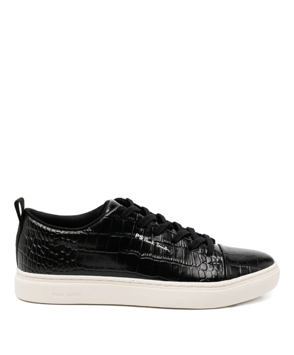 PS Paul Smith black croc "Lee" trainers