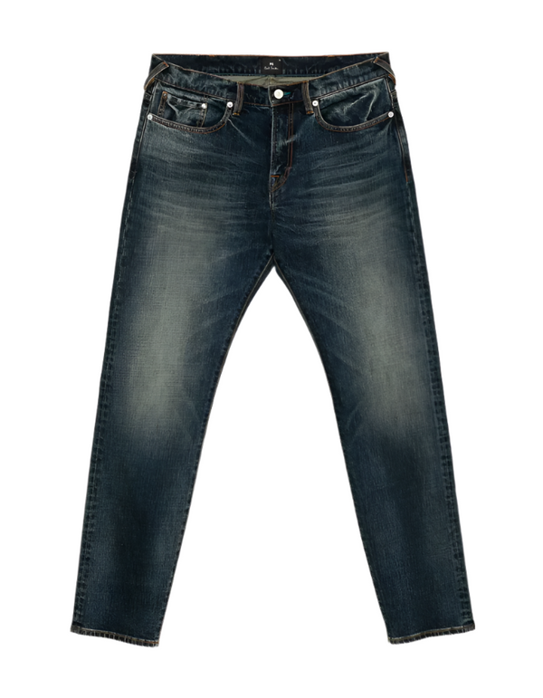 PS Paul Smith faded blue tapered fit jeans