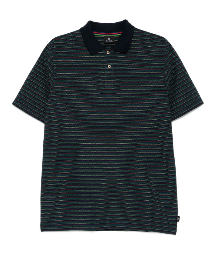 PS Paul Smith striped regular fit polo shirt