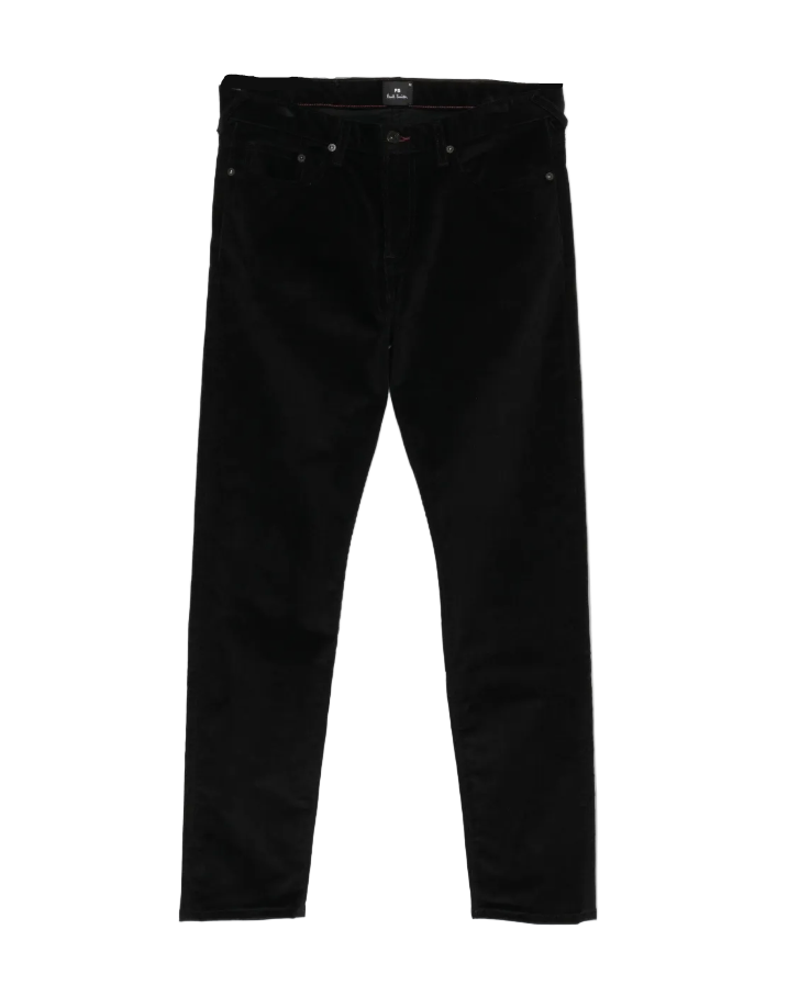 PS Paul Smith tapered-fit black corduroy trousers