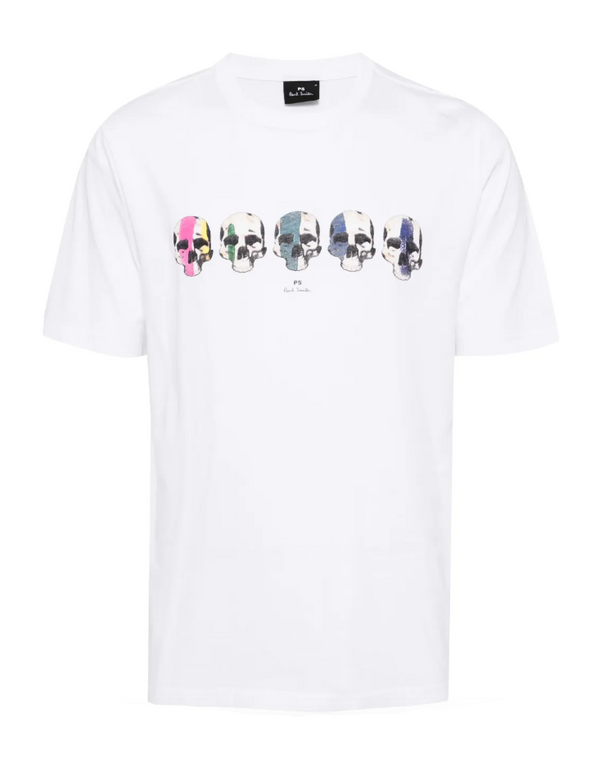 PS Paul Smith white multi skull T-Shirt