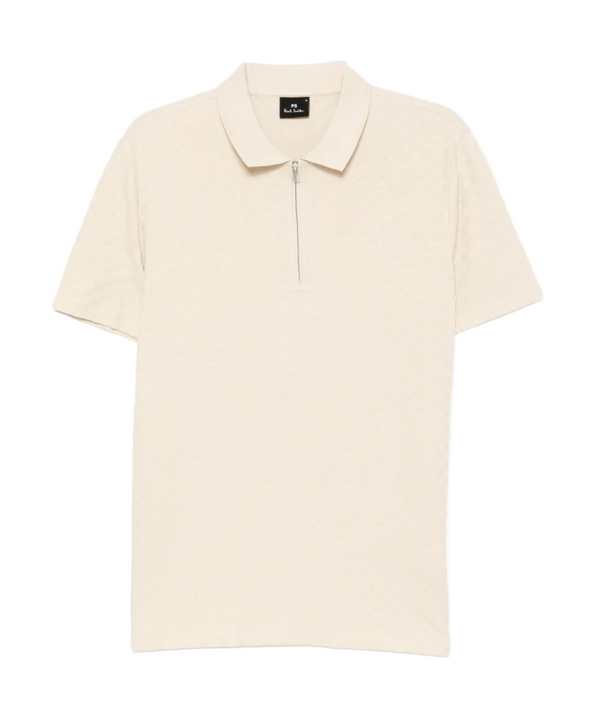 PS Paul Smith zip up knitted polo shirt