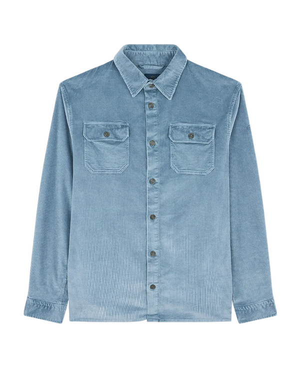 Paul & Shark corduroy double-pocket shirt