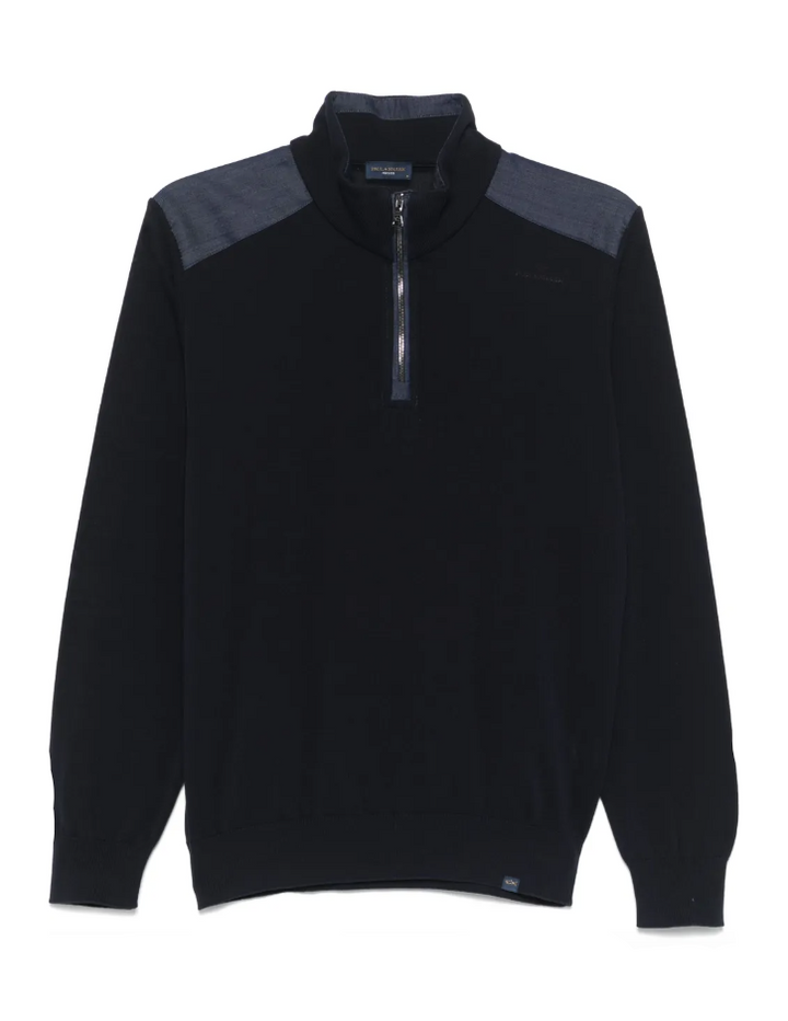 Paul & Shark cotton half-zip sweatshirt