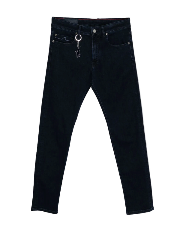 Paul & Shark navy cotton stretch denim