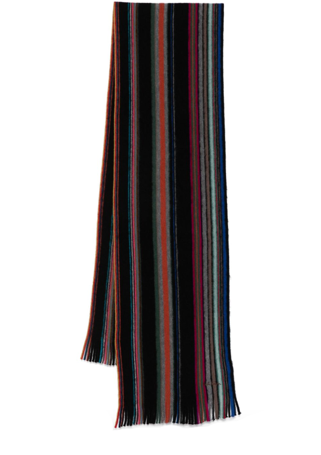 Paul Smith Darcie stripe merino-wool scarf