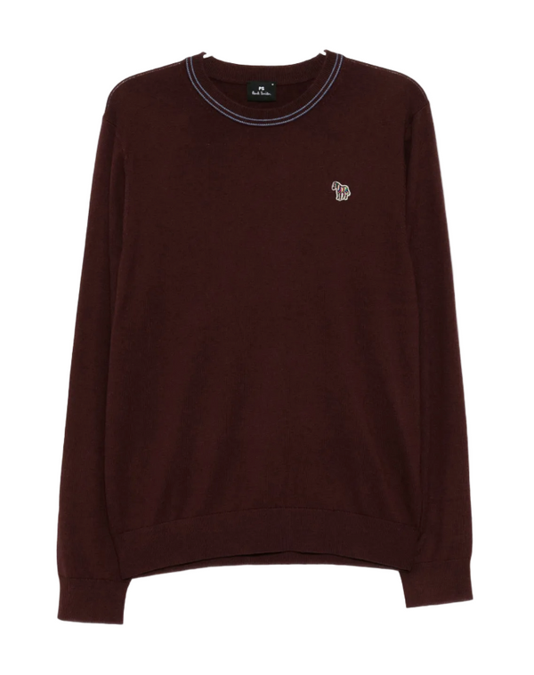 Paul Smith Zebra-patch sweater