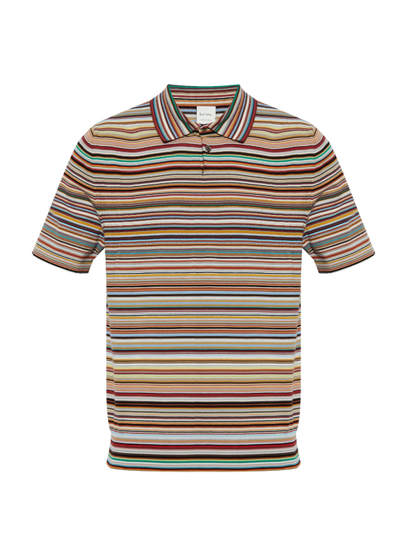 Paul Smith
striped cotton polo shirt