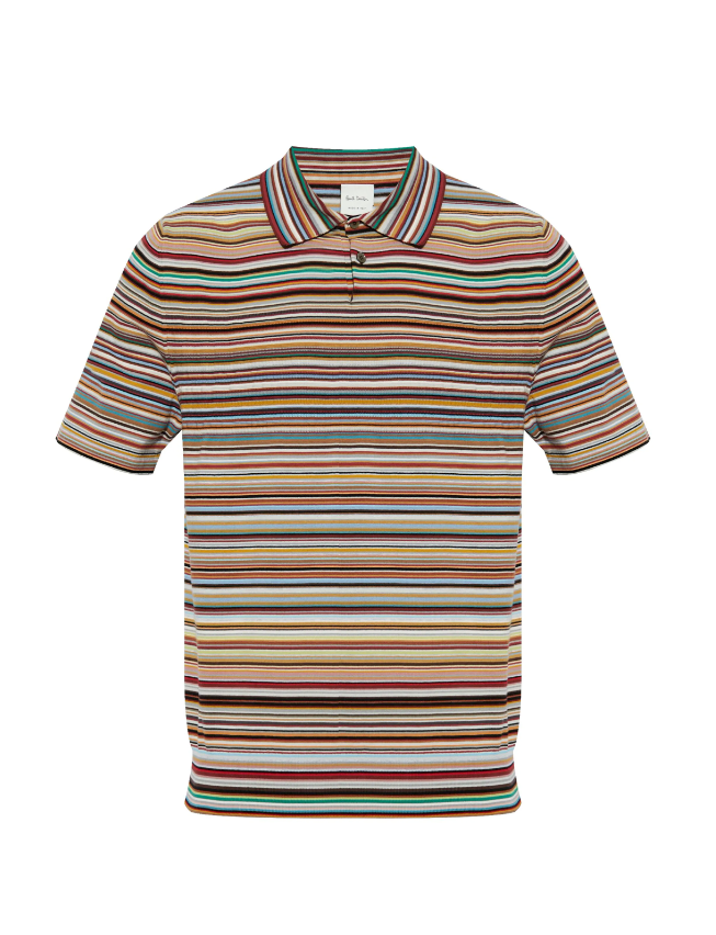 Paul Smith
striped cotton polo shirt