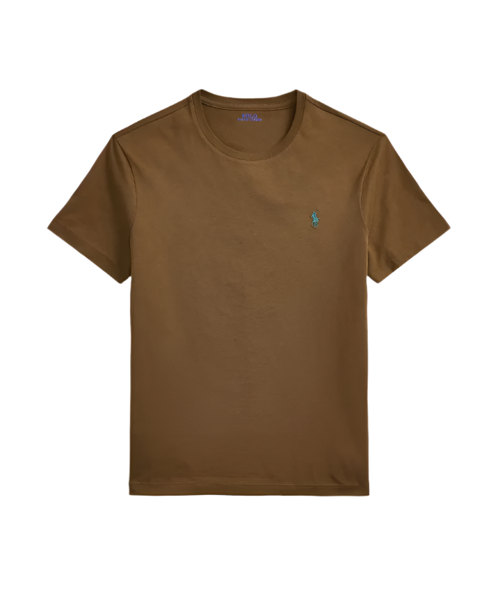 Polo Ralph Lauren Brown Polo Pony cotton T-shirt