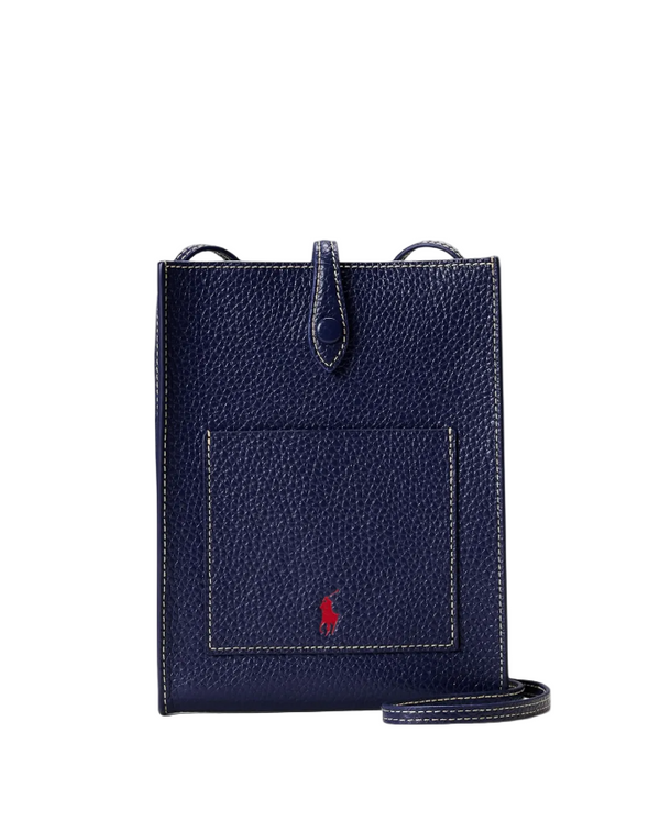 Polo Ralph Lauren Navy Polo Play Leather Pocket Crossbody