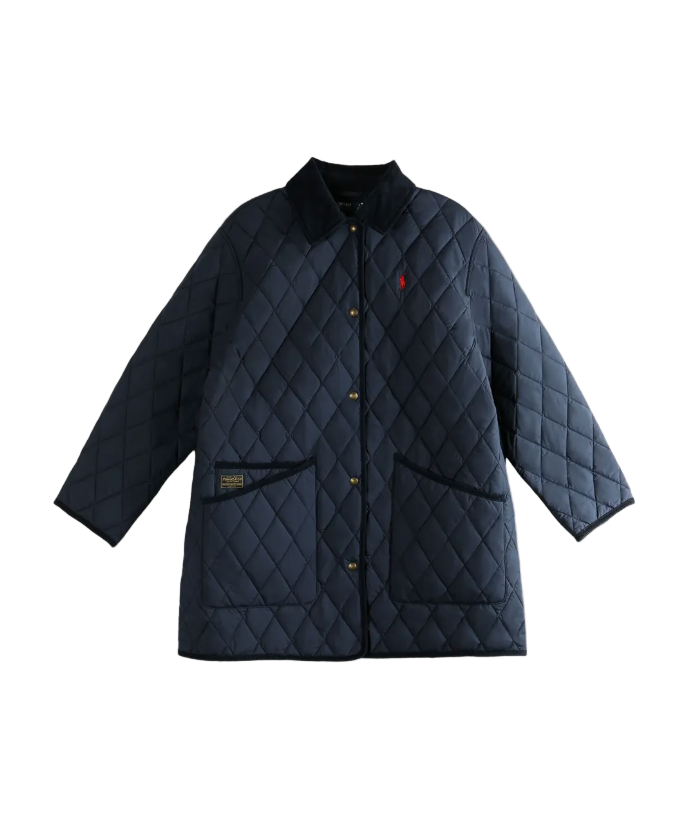 Polo Ralph Lauren Navy Quilted Barn Jacket