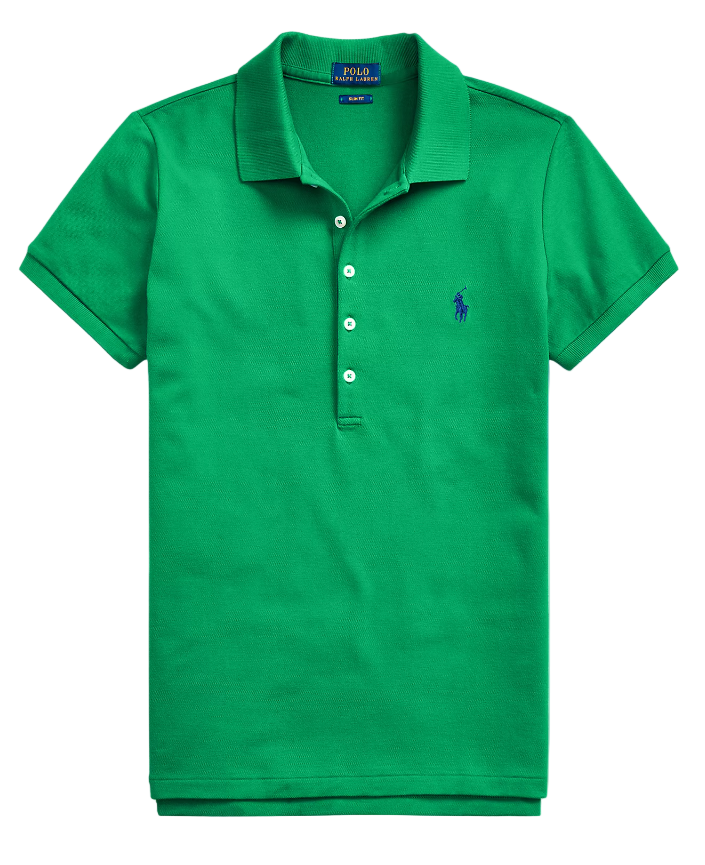 Polo Ralph Lauren Slim Fit Stretch Polo Shirt in Green