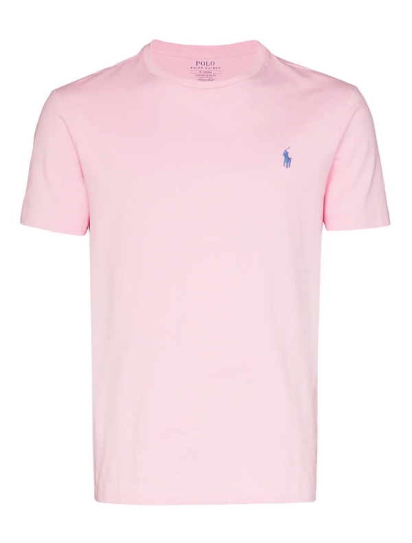 Polo Ralph Lauren custom slim fit jersey crewneck t-shirt in pink