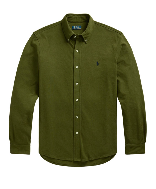 Polo Ralph Lauren green logo embroidered shirt