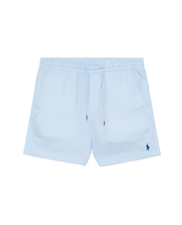Polo Ralph Lauren logo-embroidered linen short