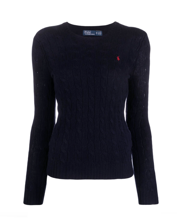 Polo Ralph Lauren logo-embroidered wool-cashmere jumper