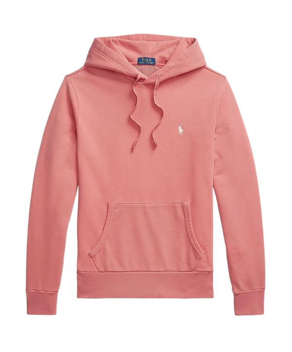 Polo Ralph Lauren pink loopback fleece hoodie