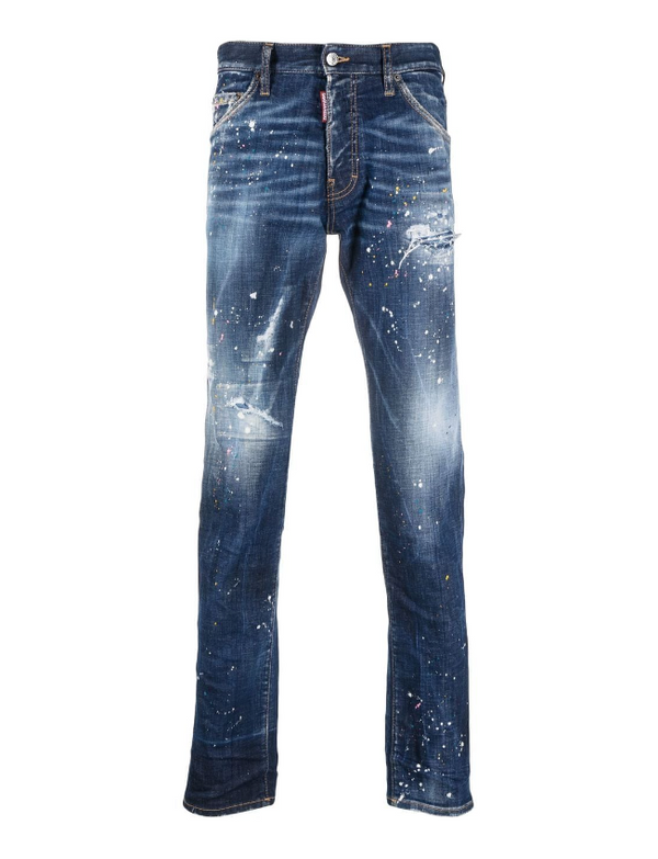 Dsquared2 Twimphony paint-splatter jeans