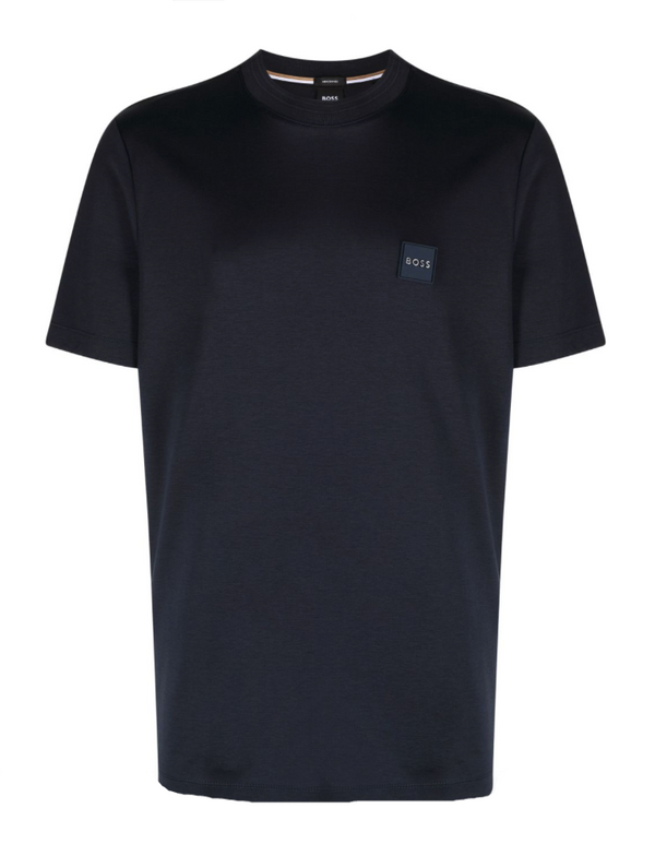 BOSS logo-appliqué cotton T-shirt