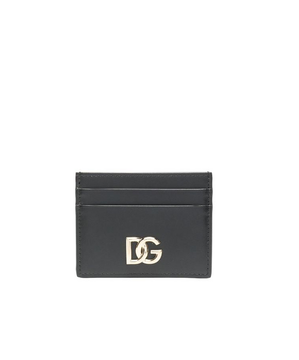 Dolce & Gabbana calfskin card holder with DG logo
