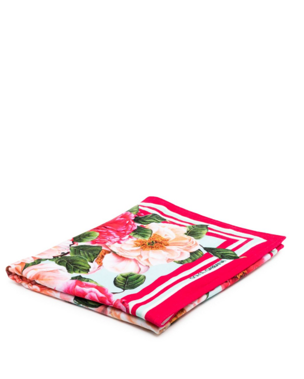 Dolce & Gabbana floral-print beach towel