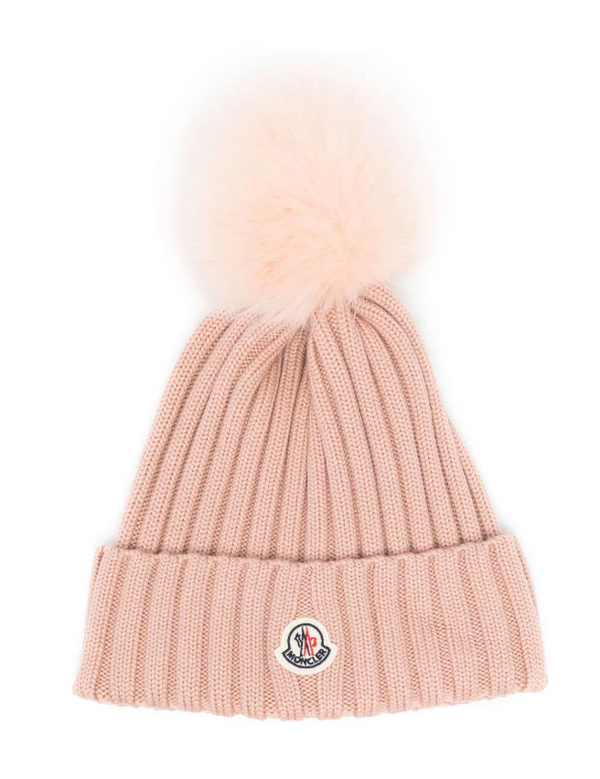 Moncler pom-pom detail beanie