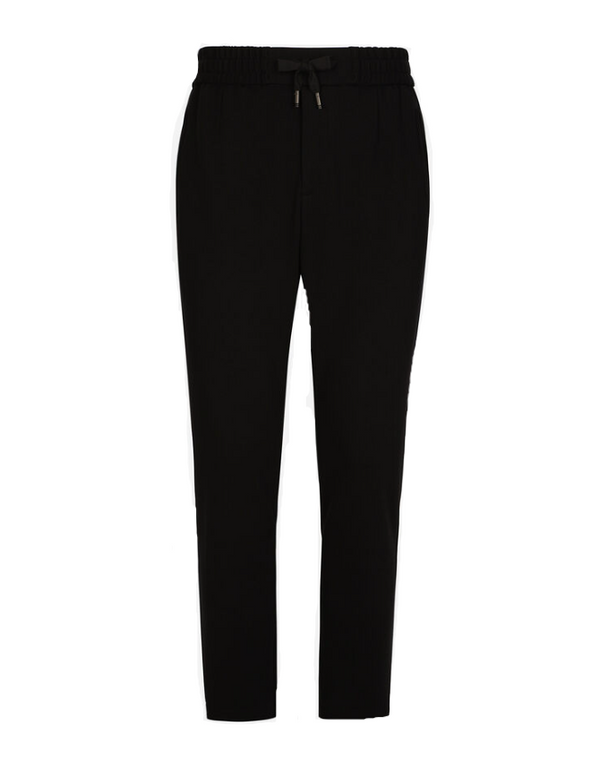 Dolce & Gabbana Jersey jogging pants with DG patch