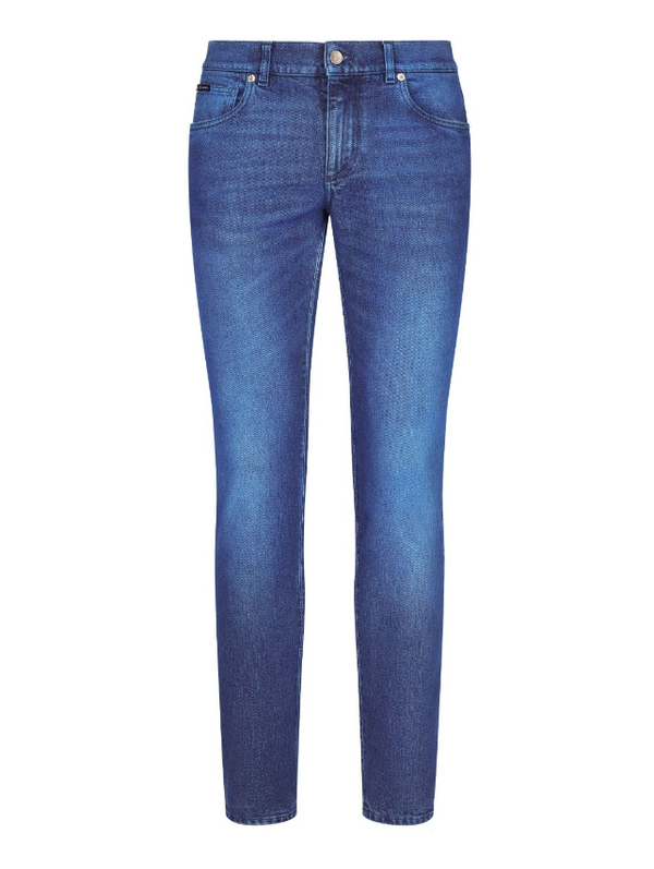 Dolce & Gabbana Skinny overdyed stretch jeans