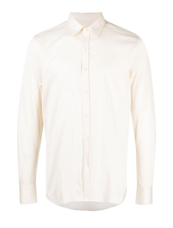 Canali long-sleeve cotton shirt