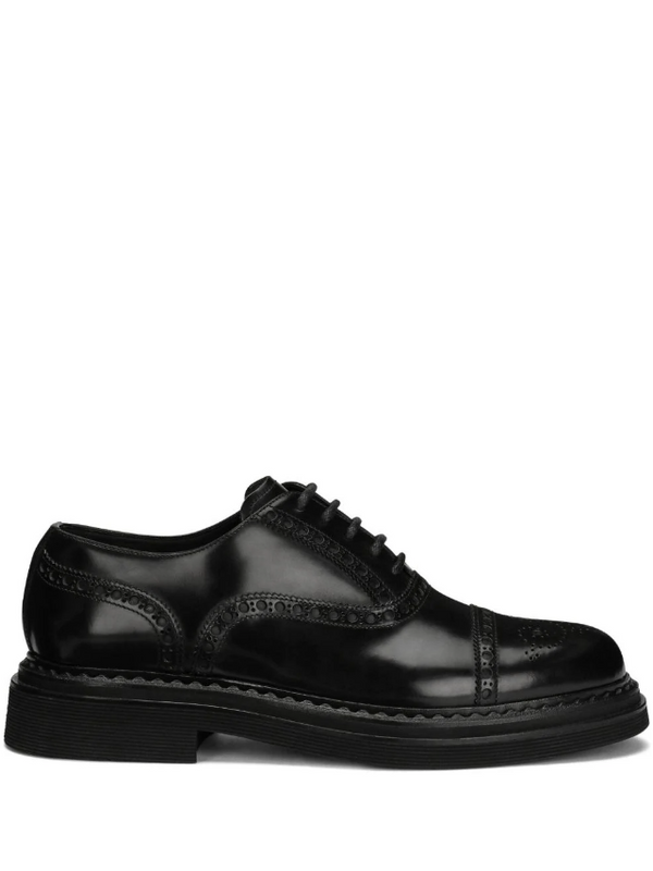 Dolce & Gabbana Francesina leather derby shoes