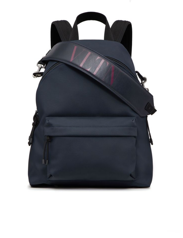 Valentino Garavani logo-strap backpack