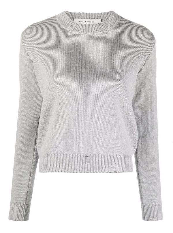 Golden Goose distressed cotton-blend jumper