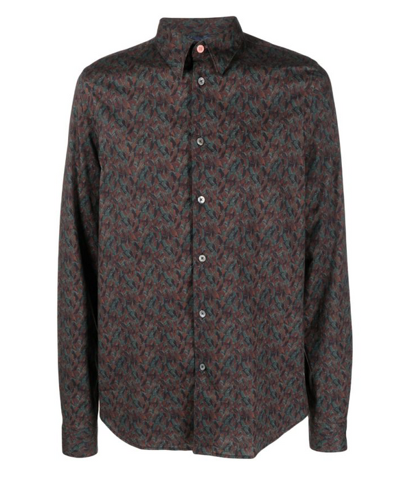 PS Paul Smith graphic-print long-sleeve shirt