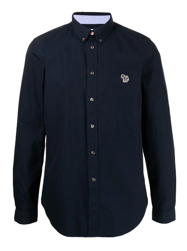 PS Paul Smith zebra patch cotton shirt