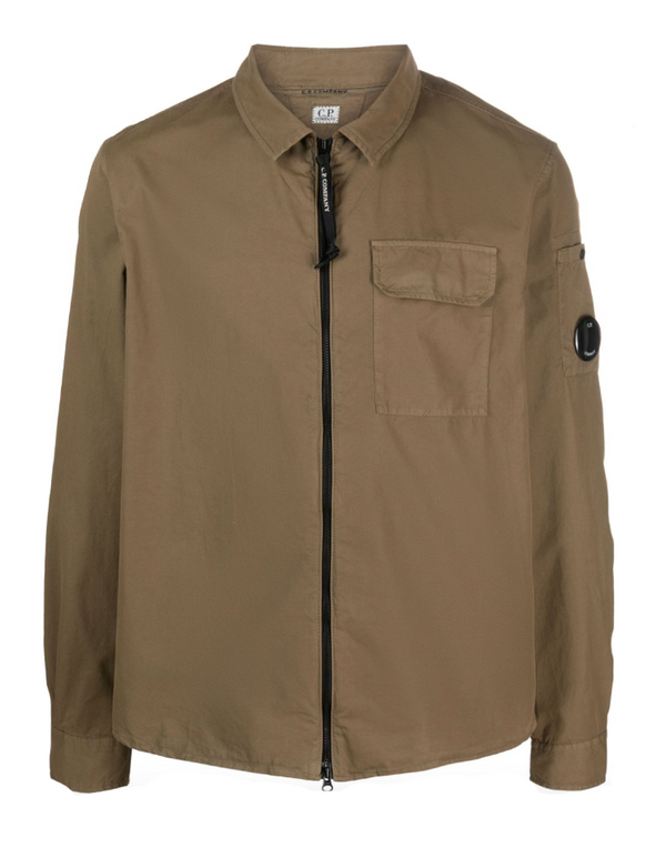 C.P. Company Gabardine Zipped Shirt