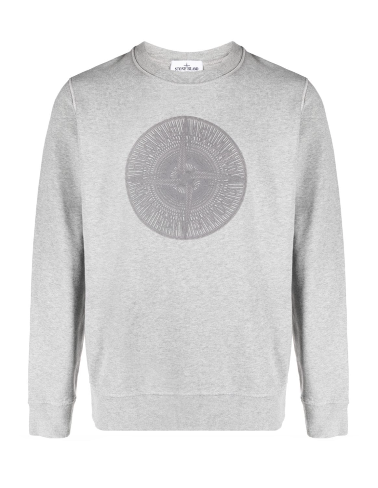 Stone island 2025 logo sweatshirt