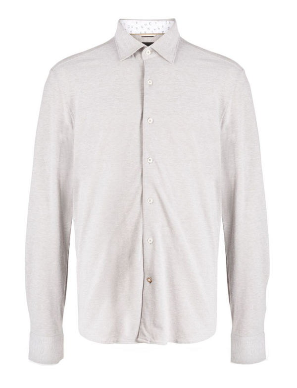 BOSS long-sleeve cotton shirt