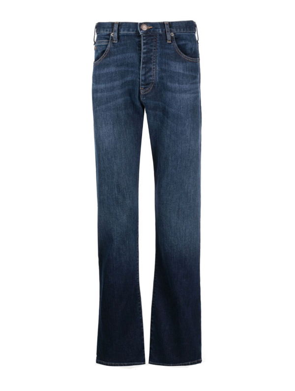 Emporio Armani J21 washed twill comfort-denim jeans