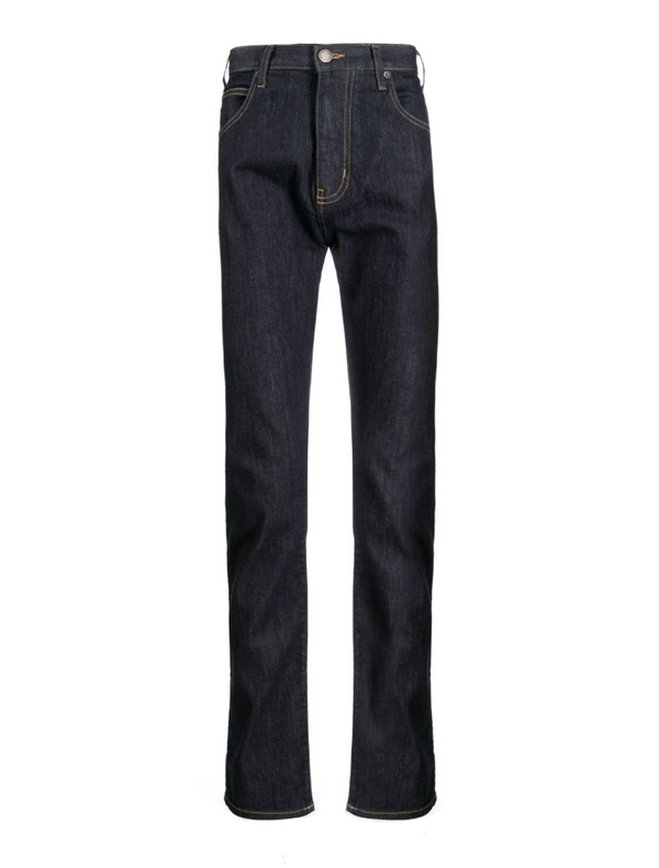 Emporio Armani J45 Low-rise slim-cut jeans