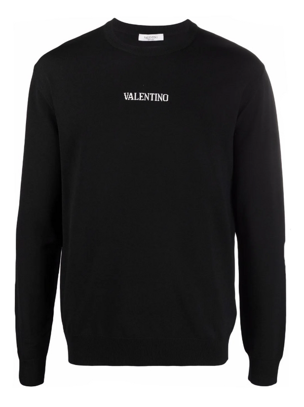 Valentino logo-intarsia jumper