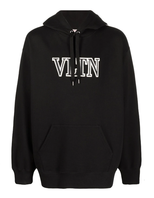 Valentino logo-print cotton hoodie